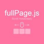 Horizontal Scroll One Page In jQuery - FullPage