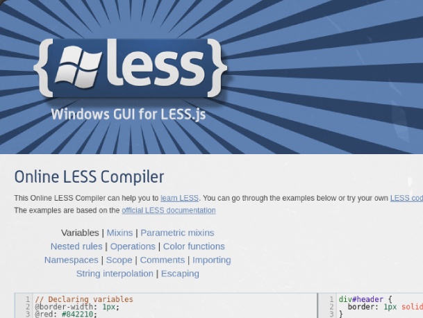 Online LESS Compiler
