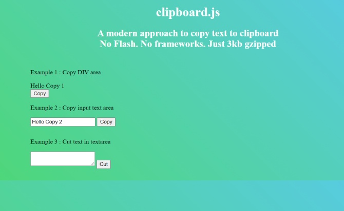 Copy Text To Clipboard Plugin – Clipboard
