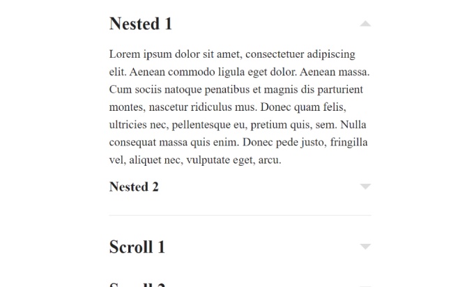 Lightweight jQuery Accordion Plugin To Show and Hide Elements - BeefUp