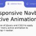 Responsive Navbar Active Animation For Bootstrap 4