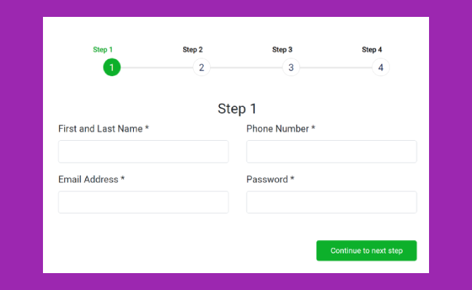 Pure Bootstrap 4 Step Wizard With Jquery | Jquery Post | Jquery Plugins