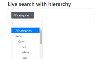 Filterable Hierarchical Select Plugin For Bootstrap - Hierarchy Select