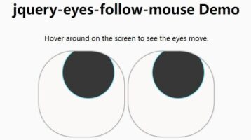 Eyes Follow On Mouse Cursor In jQuery - jquery-eyes-follow