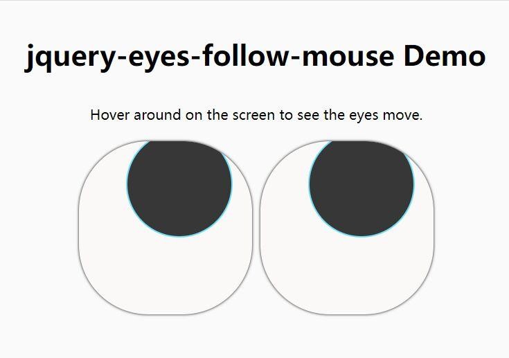 Eyes Follow On Mouse Cursor In jQuery - jquery-eyes-follow